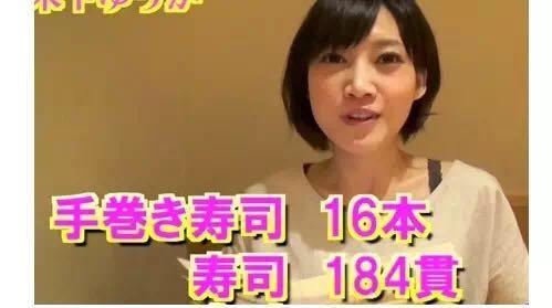 一次吃100個漢堡，這個日本萌妹子卻只有88斤？