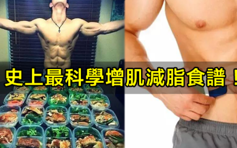 史上最科學全面的增肌&減脂食譜！