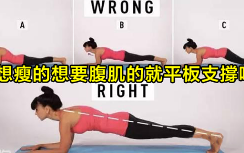 這才是平板支撐的正確打開方式！