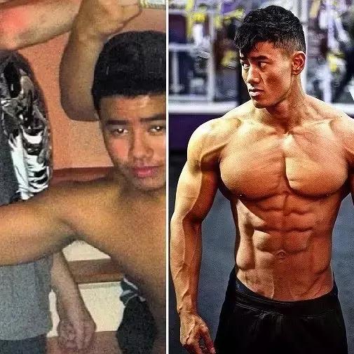 當亞洲面孔配上歐美般的肌肉，這個21歲男生究竟有多帥？