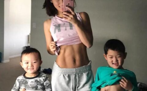 她從154斤瘦到90斤，搖身一變最美辣媽！年輕不止10歲