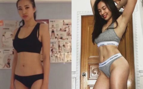 這位中國姑娘的性感身材完爆歐美大妞，來GET同款身材