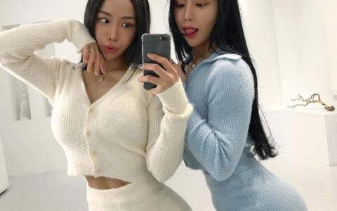 健身姐妹花，每個都很給力，好身材健身造