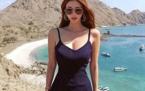 大長腿神仙顏值小姐姐來了，0.6腰臀比，美得讓人羨慕