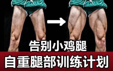 不去健身房，在家也可以無器械做腿部訓練，練出強壯的大腿肌肉