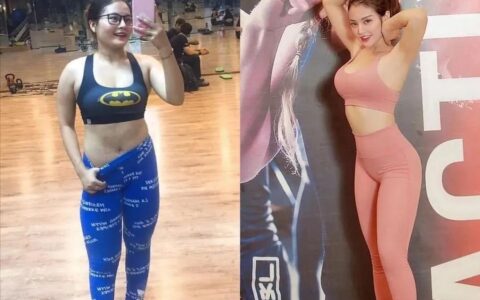 越南妹子Nguyen Tra My健身前後的對比，你還等什麼？