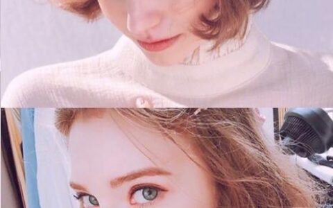 德韓混血小美女，「洋娃娃」的臉蛋，瘦而有肉的身材，圈粉無數