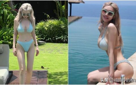 大秀D杯身材，讓人大飽眼福