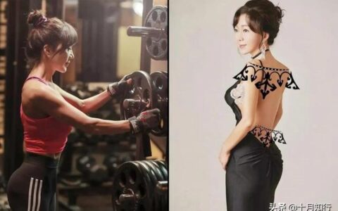 64歲奶奶級美女，與兒子同框像情侶，堅持運動讓她變美變年輕