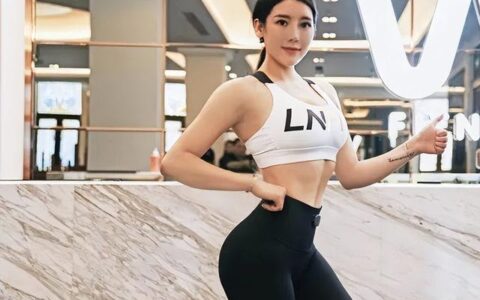 95後健身美女劉太陽，身高178公分，這身材你羨慕嗎